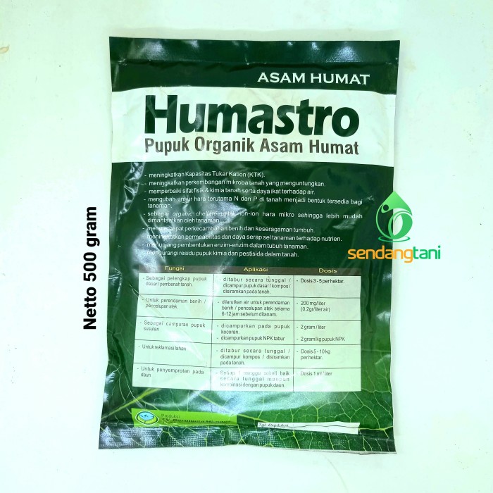 Asam Humat HUMASTRO Pupuk Organik Humic Acid Pembenah Penetral pH Tanh