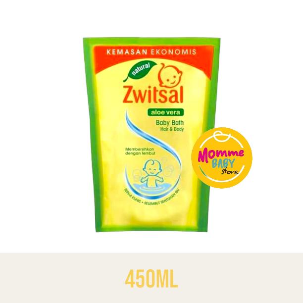 Zwitsal Baby Bath Hair And Body Natural Aloe Vera 450 ML Sabun Bayi Sabun dan Shampo Bayi 2in1 switsal sabun bayi