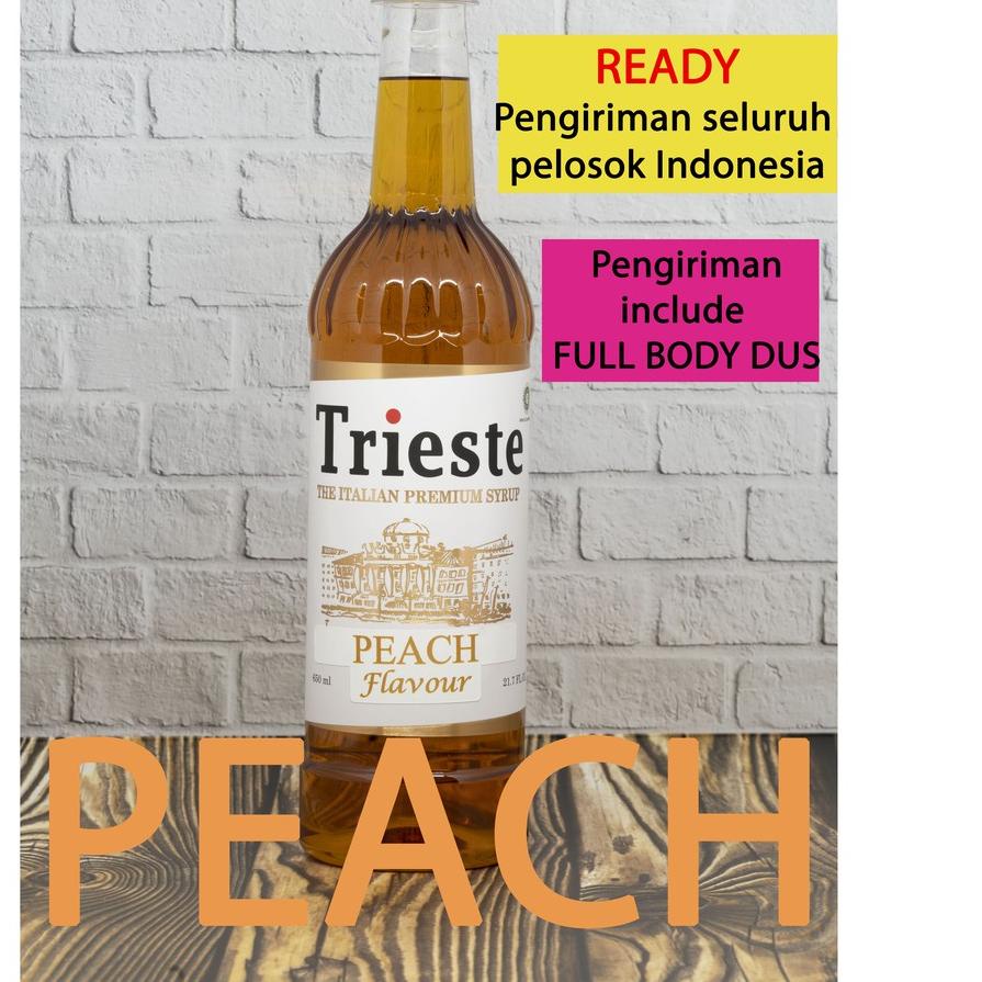

❂ TRIESTE SYRUP PEACH ♢