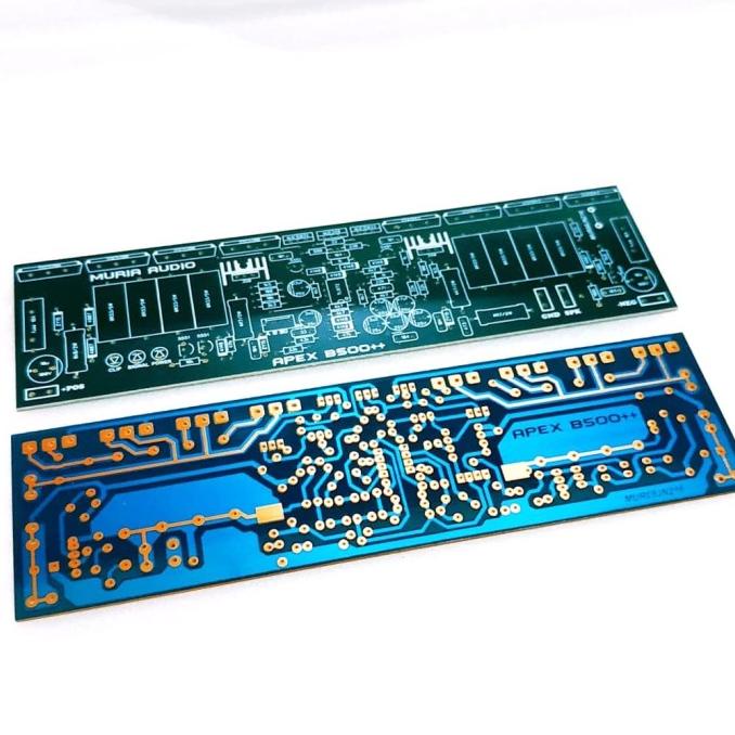 pcb apex b500++ pertinax / pcb kit driver amplifier apex B500 muri33l Kualitas Baik