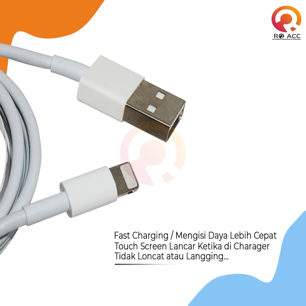 [RO ACC] KABEL DATA CHARGER 5G 5S 6G 6S 6S PLUS 7G 7+ 8G 8+ ORIGINAL 99%