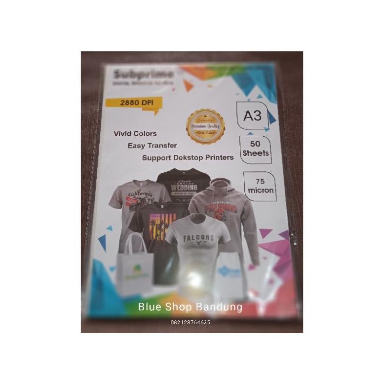 Pet Dtf a3 Isi 50 Lembar Subpreme