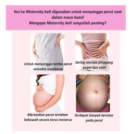 WIMIU Maternity Belt Sabuk Penyangga Perut Ibu Hamil 0910