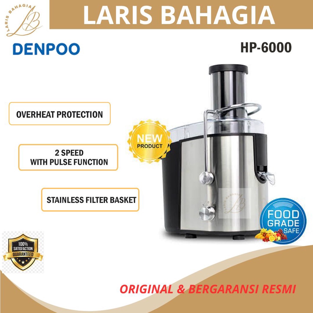 Food Processor Juicer DENPOO HP-6000