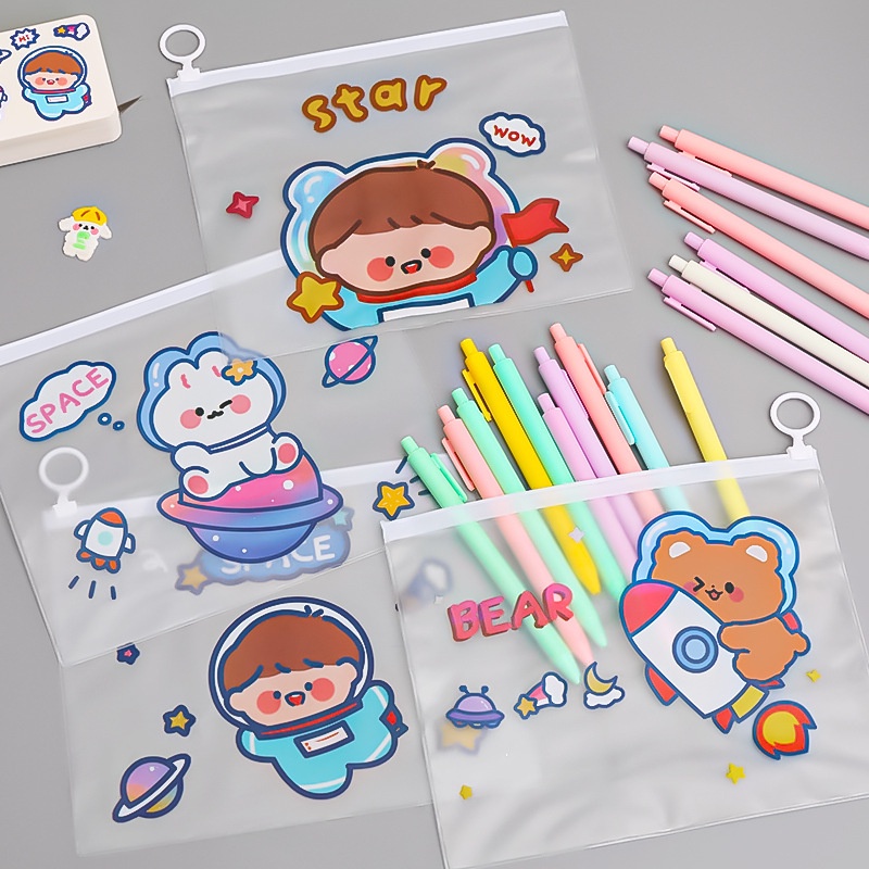 

POUCH SERBAGUNA Tempat Pensil Kosmetik Tas Zipper Bag Unicorn Anti Air