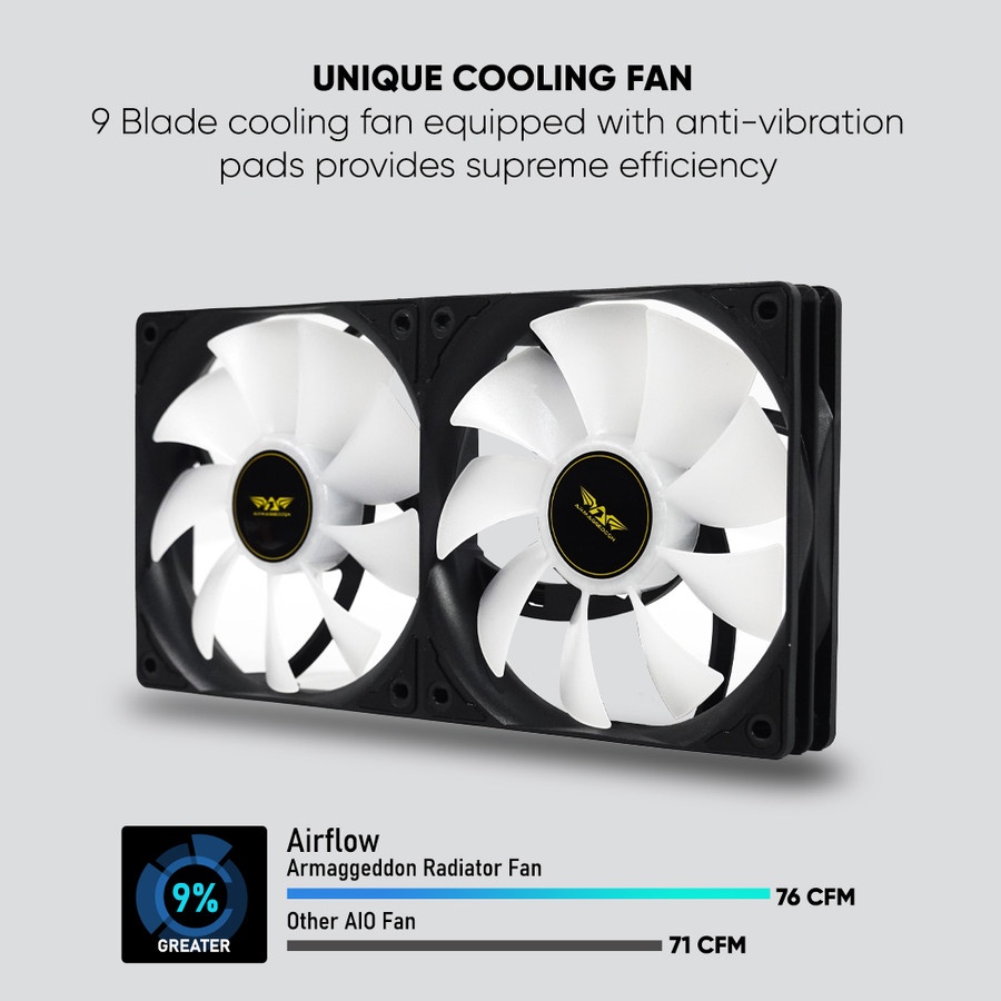 Fan Armaggeddon TESSERAXX DEEP FREEZE PRO 240 - DEEP FREEZE 240