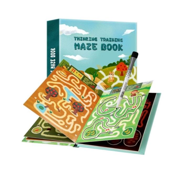 

Mainan Anak Maze Book Mainan Edukasi Anak Buku Belajar Aktivitas Anak