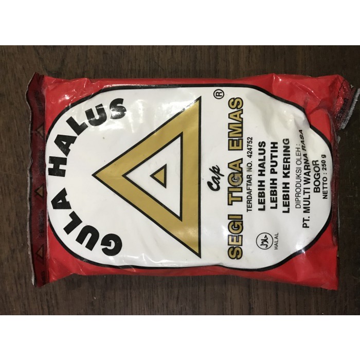 

Gula Halus Cap Segitiga Emas 20x250gr - Gosend Only