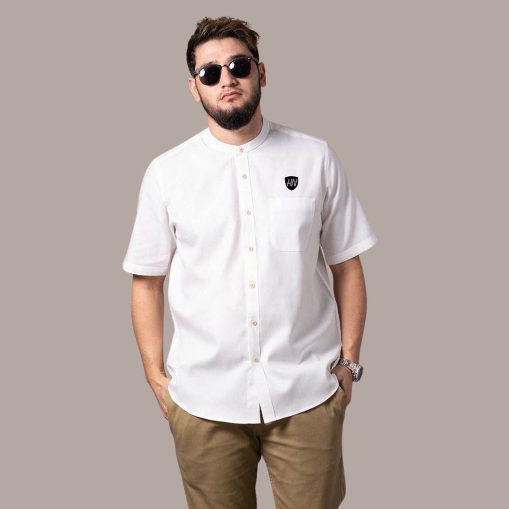 Baju Koko Kurta Lengan Pendek Baju Koko Fashion Muslim Pria Dewasa Terbaru