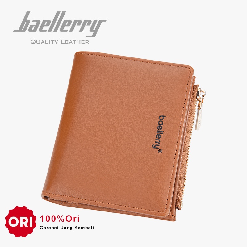 BAELLERRY N8113 Dompet Wanita Kecil Dompet Lipat Bahan Kulit PU Leather Premium WATCHKITE WKOS