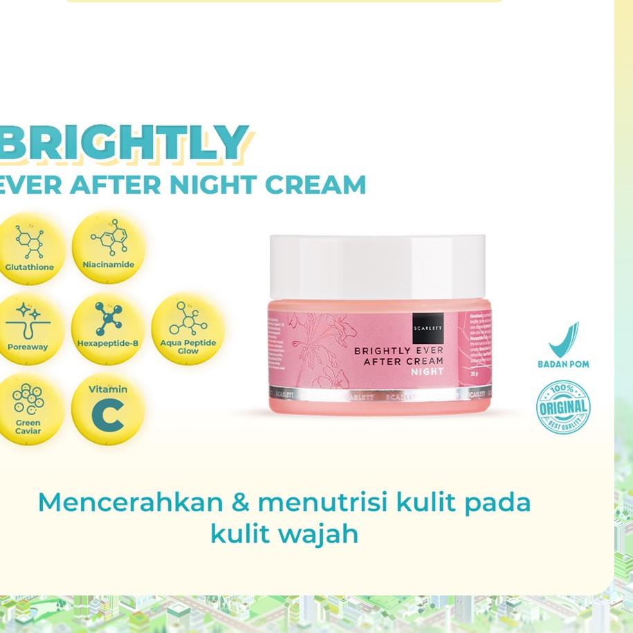 Code Ff4F9 Scarlett Whitening Brightly Ever After Night Cream