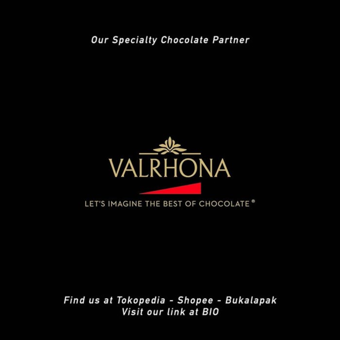 

Valrhona ABINAO 85% Dark Couverture Chocolate 100gr Cokelat Baking Kue