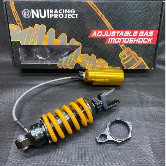 Shock Satria Fu 150 Vixion CB150 Nui Racing Tabung Pisah Double Dumper titan series