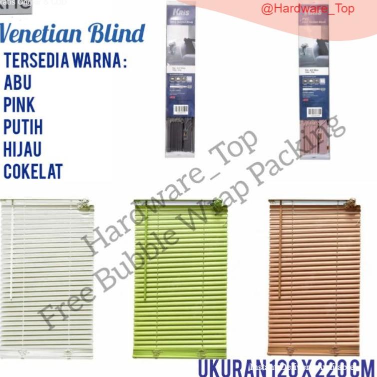 120x220cm Kris Forhome Tirai Gulung PVC / Kerey PVC / gorden / Tirai / Venetian Blinds READY