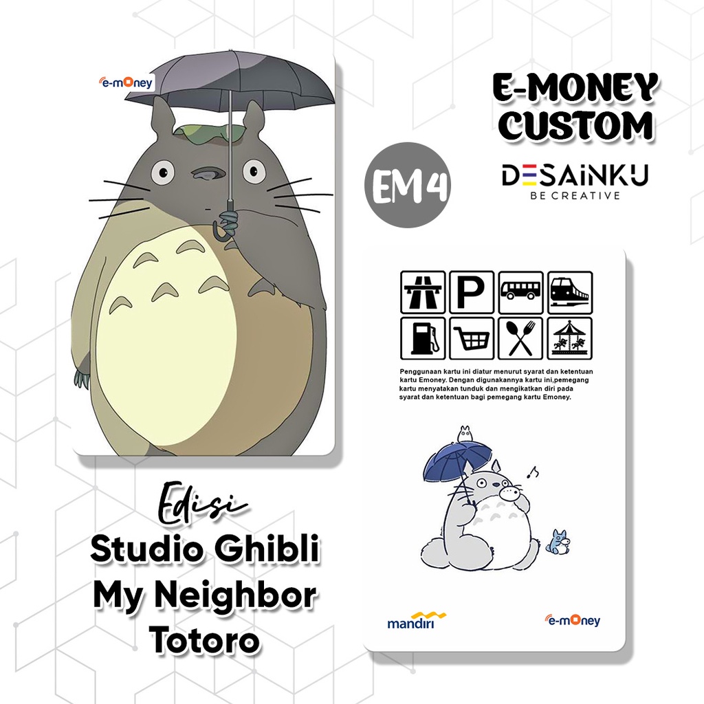 Emoney/Tap Cash/Flazz/Brizzi Studio Ghibli Ver MY NEIGHBOR TOTORO