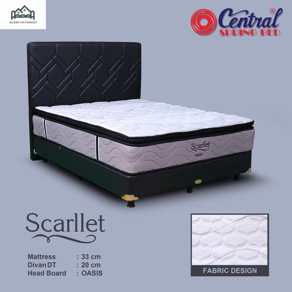 Spring bed CENTRAL SCARLLET