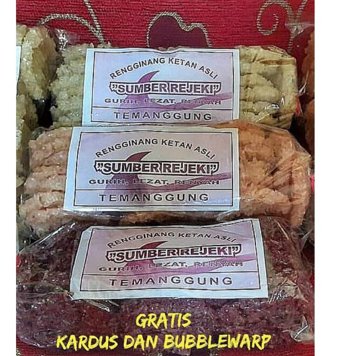 

High Quality Rengginang Mentah Terasi Bawang Putih Ketan Hitam Kerupuk Asli Matang Original