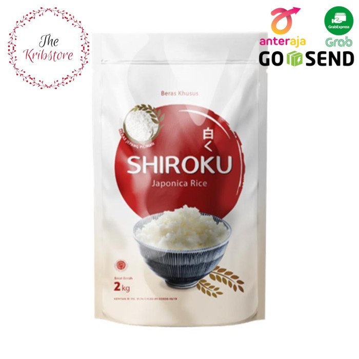 

SHIROKU Beras Jepang Japonica Rice Original 2 kg