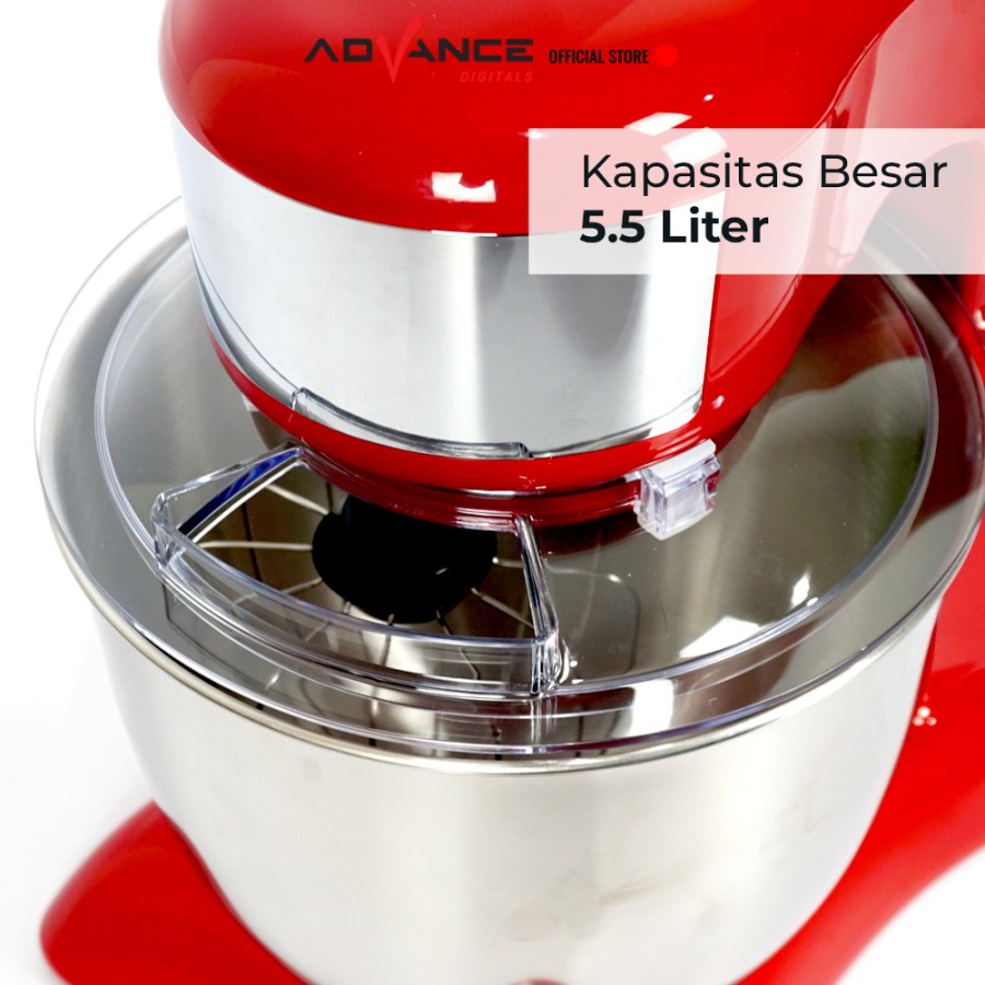 Advance Stand Mixer SMX-55 Mixer Com kapasitas 5,5 Liter - Garansi 1 Tahun