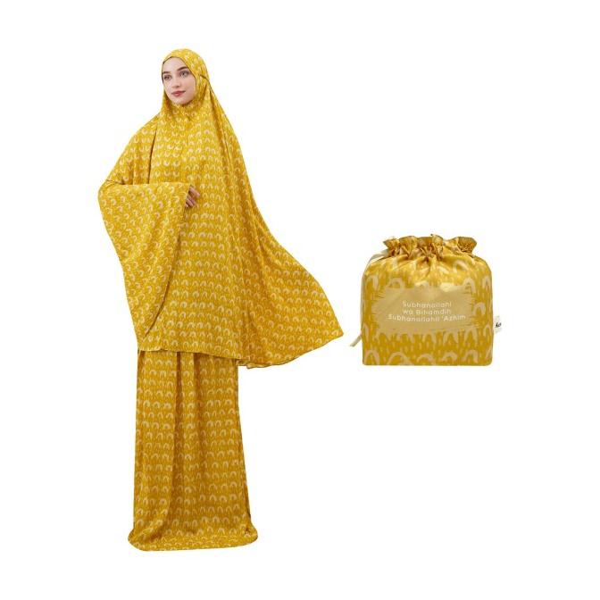 herroom Ready Stock Mukena Hujan Drawsting