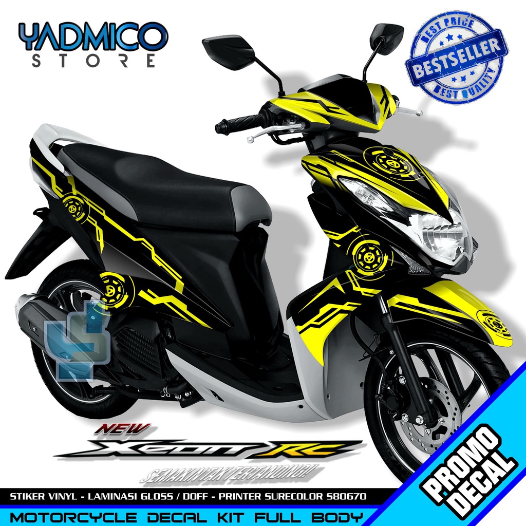 Decal Xeon RC Full Body - Stiker Motor Xeon RC Karbu Full Body - Decal Hologram Xeon RC Full Body - 