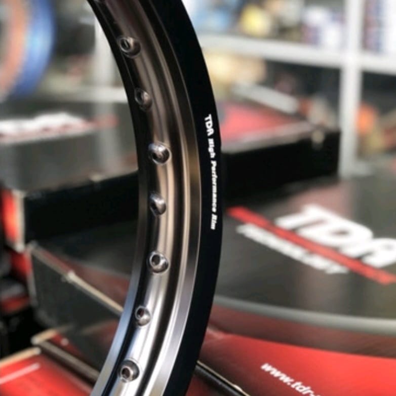 TDR VELG TDR RING 17 UKURAN 140, 160, 185, 215  TIPE WX WARNA HITAM