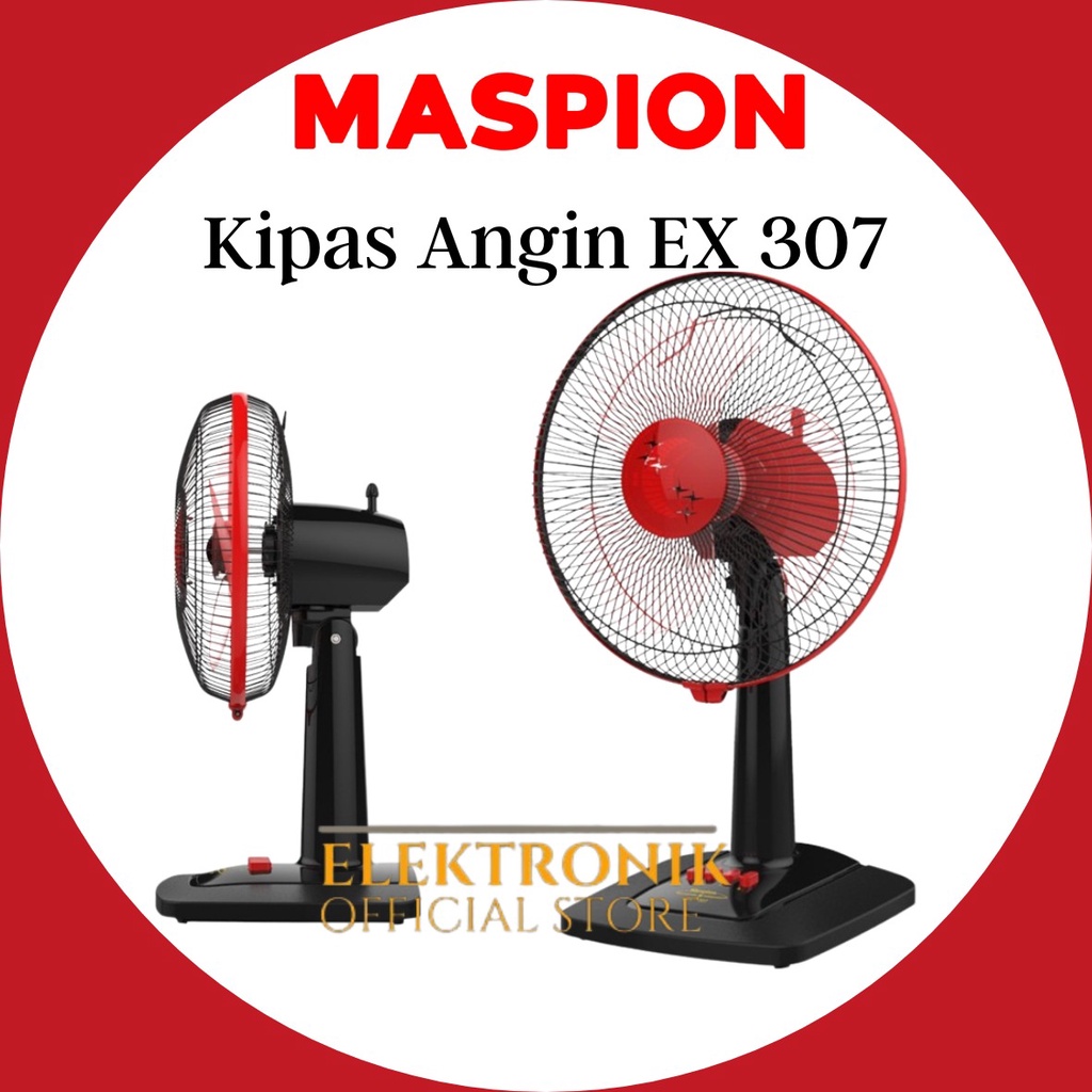 MASPION KIPAS ANGIN EX 307 KIPAS ANGIN MEJA/EX307 / EX 307 / EX-307 KIPAS ANGIN MEJA 12 INCH /DESK F