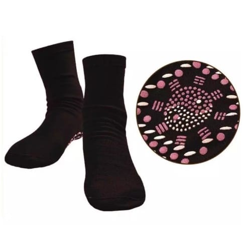 [ ITROLSP ] Kaos Kaki Magnet Penghangat Telapak Kaki Therapy Magnetic Socks Tourmaline