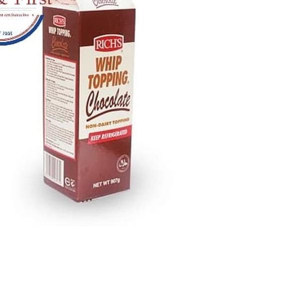 

☼ Rich's Whip Topping Chocolate 907gr ◄