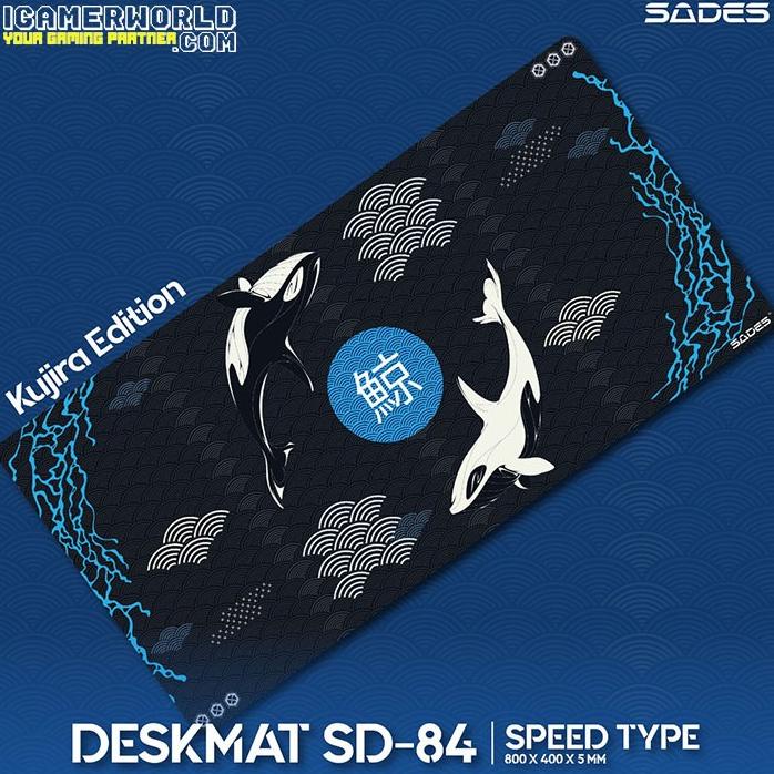 Sades SD84 / SD-84 Kujira / Umi edition XL Gaming Mousepad Deskmat