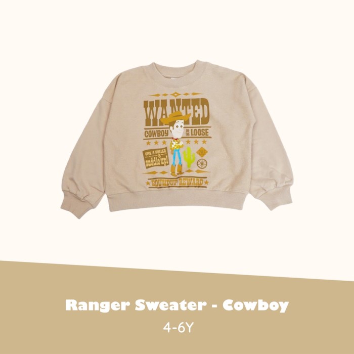 SOLERAM [DISNEY TOY STORY COLLECTION] - RANGER SWEATER - COWBOY