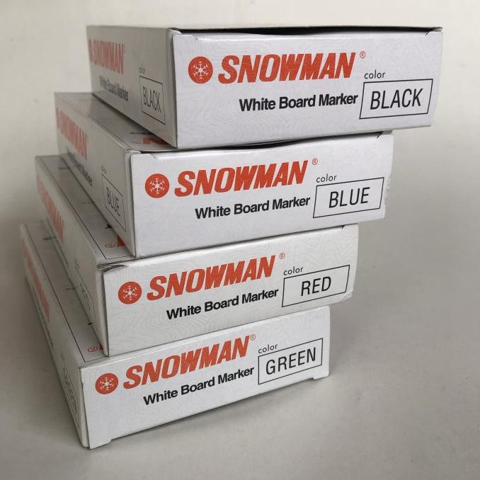 

spidol whiteboard Snowman BG12 board marker (lusin)
