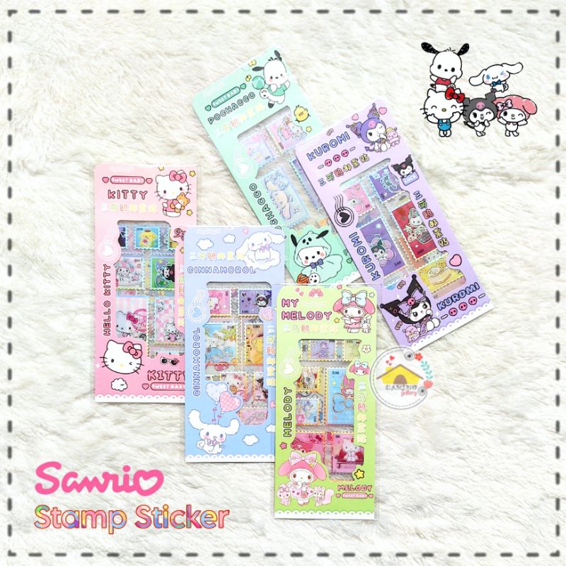 

STIKER SANRIO STAMP - Two Sheet