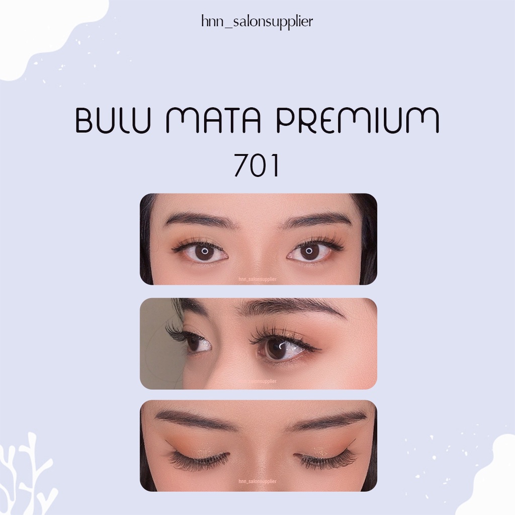 701 Bulu Mata Palsu Handmade Fake Eyelash Eye Lashes Lash Artifivial Belle Eyelashes