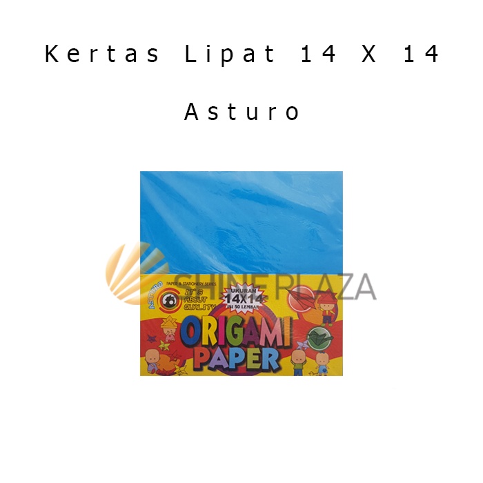 

Kertas Lipat 14x14 Asturo - Origami Paper Asturo 14 x 14 Isi 50 Lembar