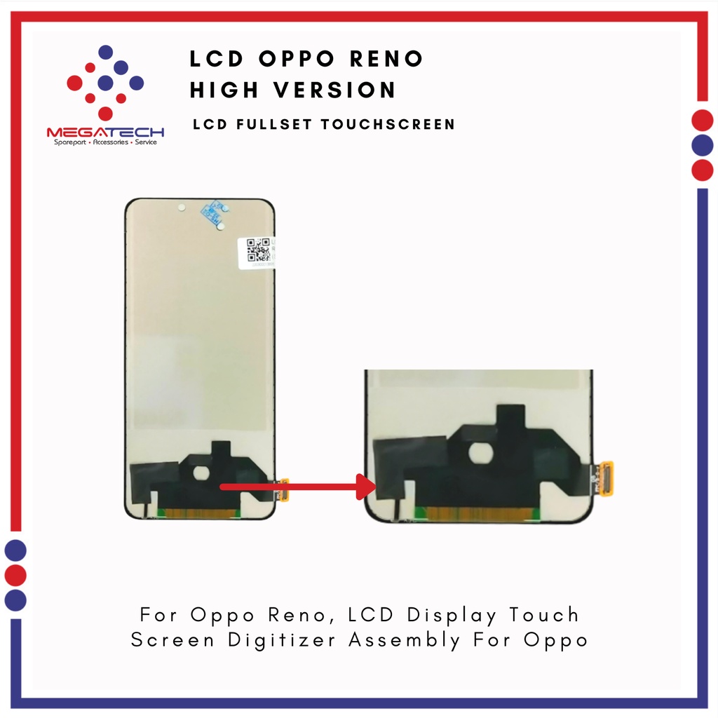 LCD Oppo Reno / Oppo Reno 1 Fullset Touchscreen