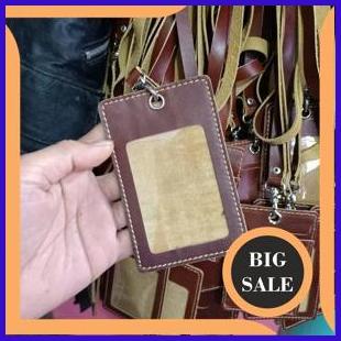 

limited stock id card kulit asli ll name tag kulit asli ll dompet card ll dompet card dan tali kulit