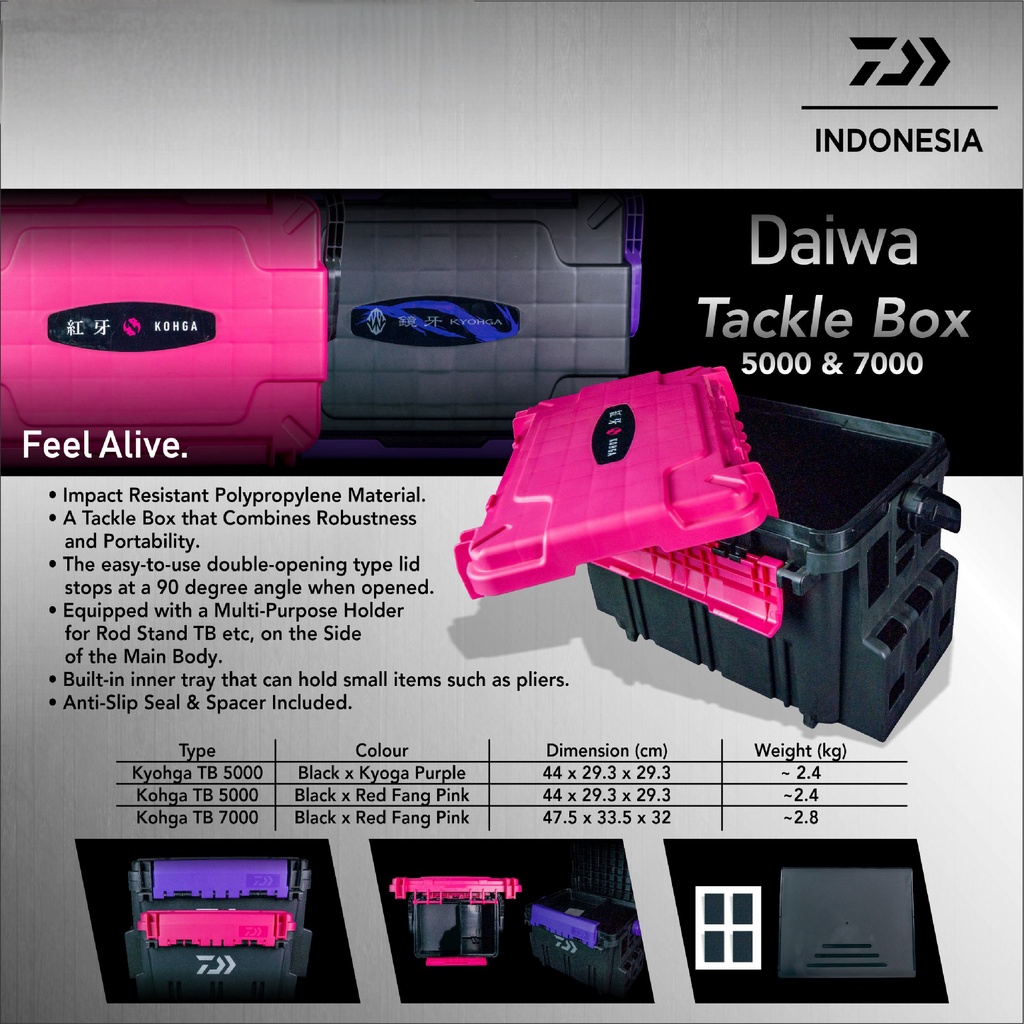 Daiwa Tackle Box TB5000 & 7000