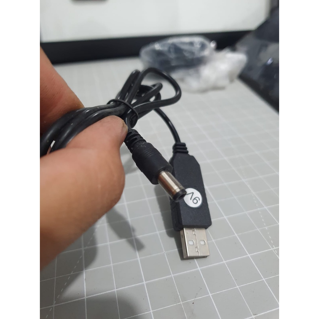 Step Up USB 5v to 9v DC Kabel Boost Konverter Jack DC