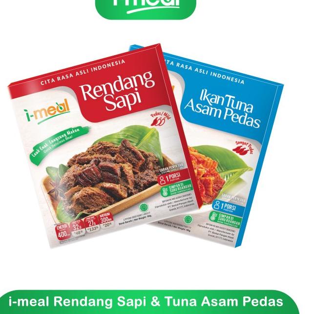 

✬ I-Meal Rendang Sapi dan Tuna Asam Pedas ➣