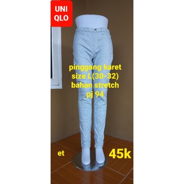 celana salur uniqlo