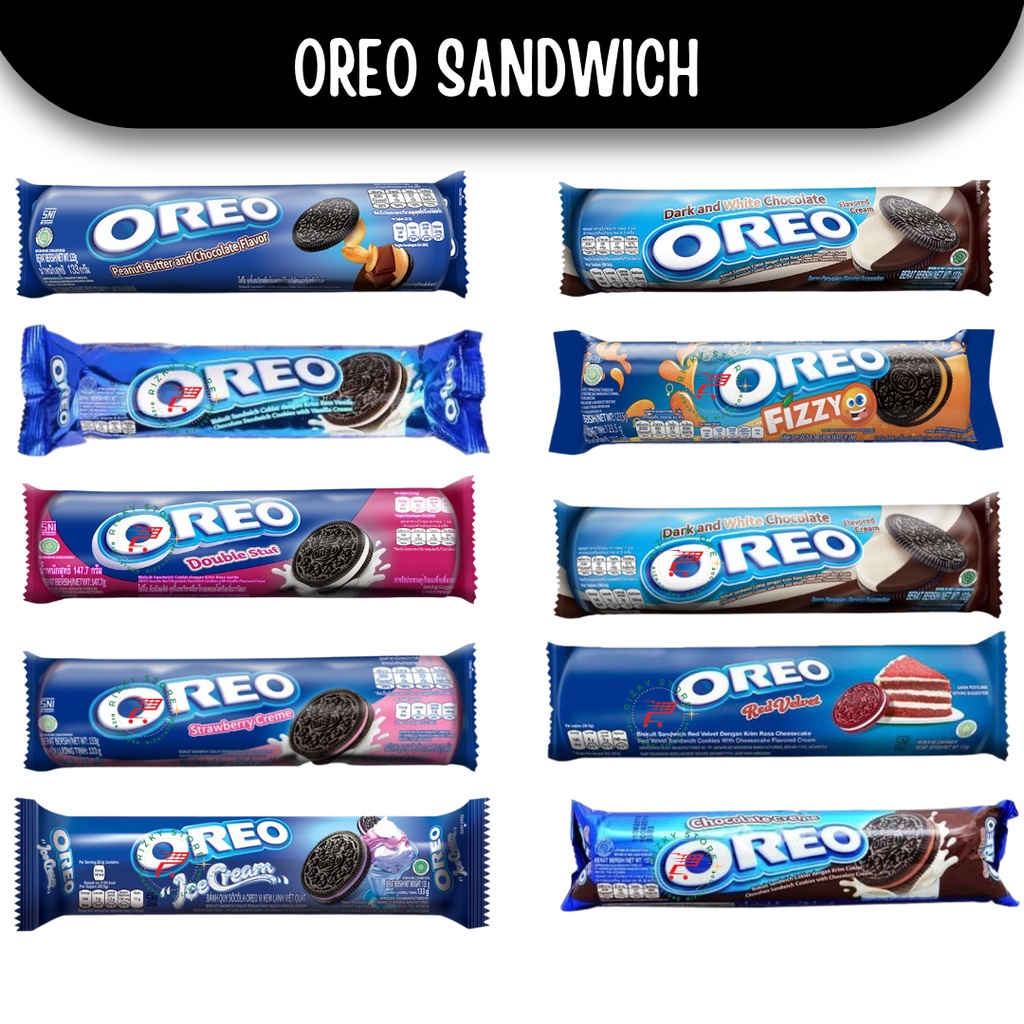 Oreo Biskuit Roll 119 Gram