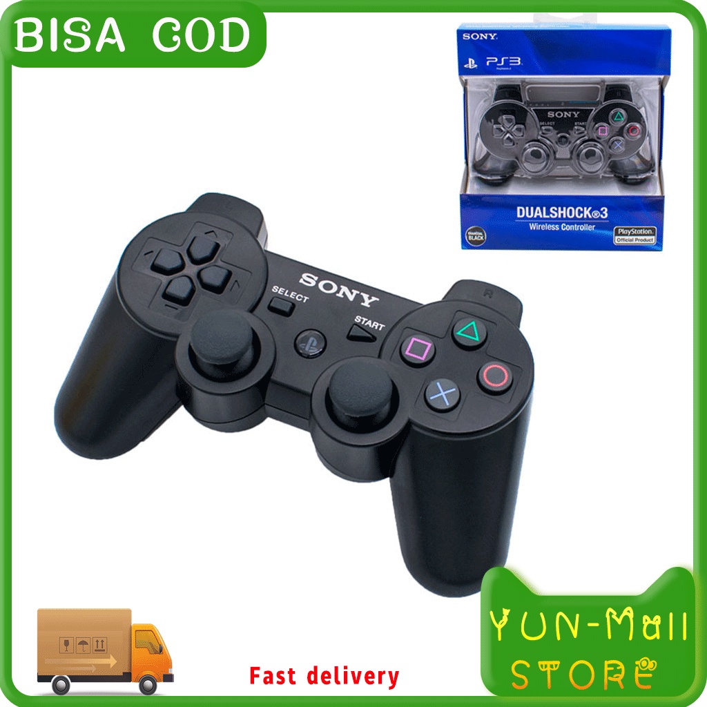 YUN Mall STIK PS3 HITAM ORI PABRIK STICK PS3 OP WIRELESS MURAH