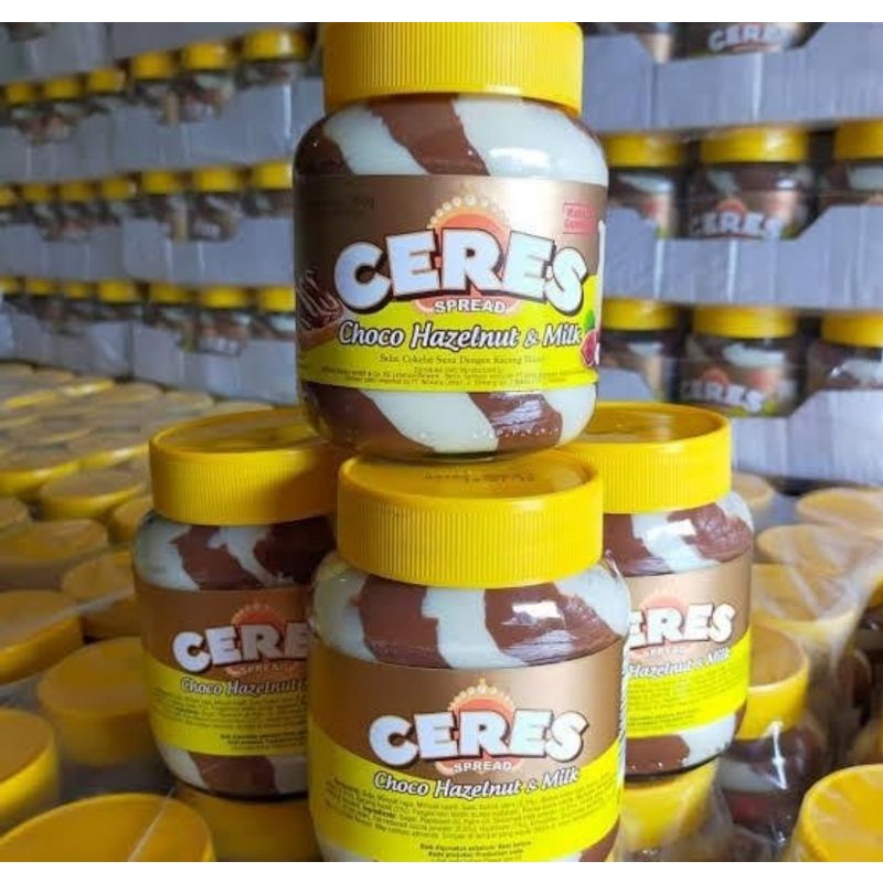 

selai ceres selai spread selai roti coklat hezelnut susu 350 gr
