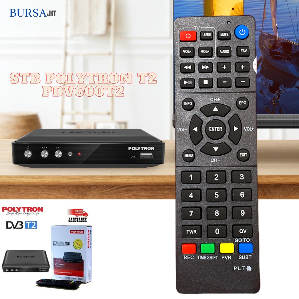REMOTE STB POLYTRON DVB-T2 PDV 600T2