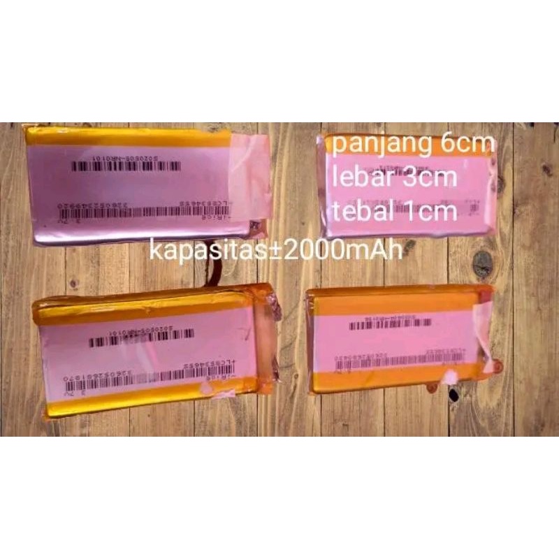 baterai polymer kapasitas ±2000mAh copotan powerbank energizer
