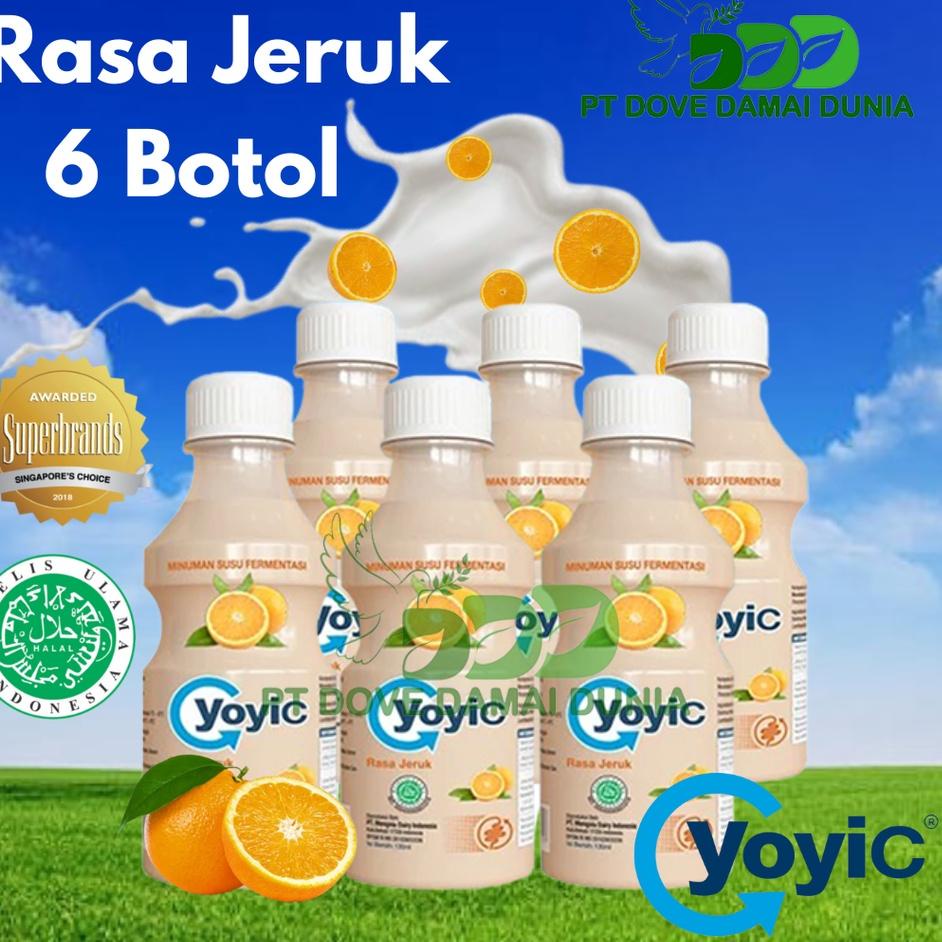 

Serbu sekarang 6 Botol Yoyic Minuman Susu Fermentasi 130mL Jeruk