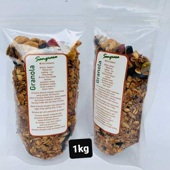 

☺ granola enak 1 kg granola - best seller ❂