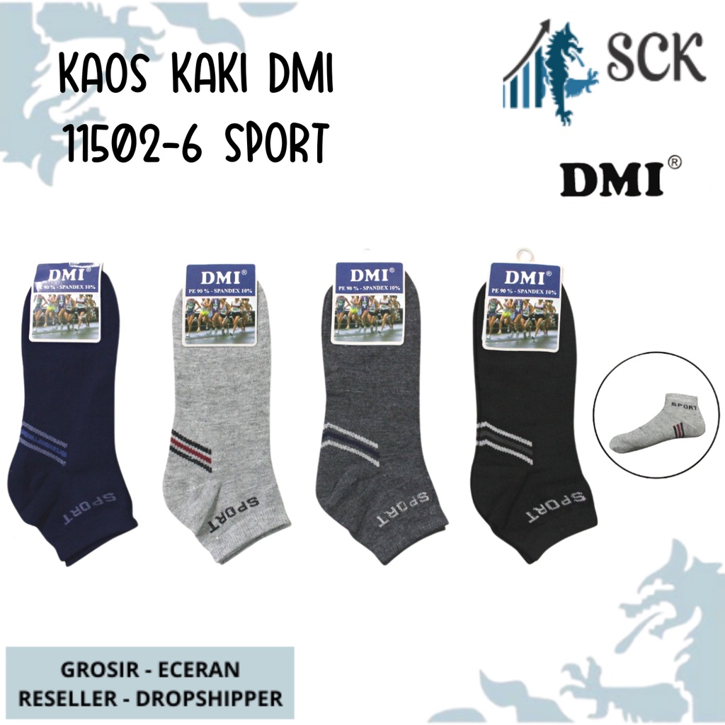 Kaos Kaki Pria DMI SPORT 11502-6 Panjang Mata Kaki Casual / Kaos Kaki Olahraga – SCK