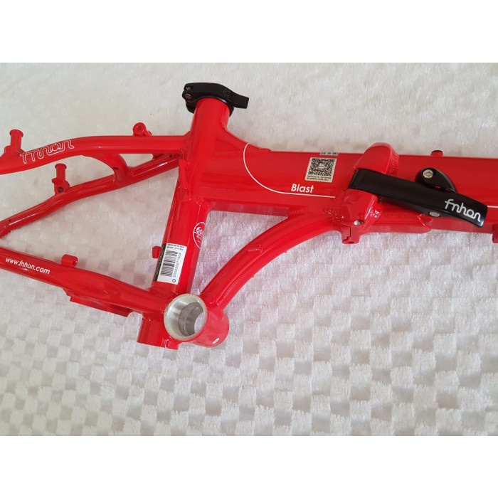 Frame Fork plus Handlepost Fnhon Blast V Brake 20 22 inch Merah Red